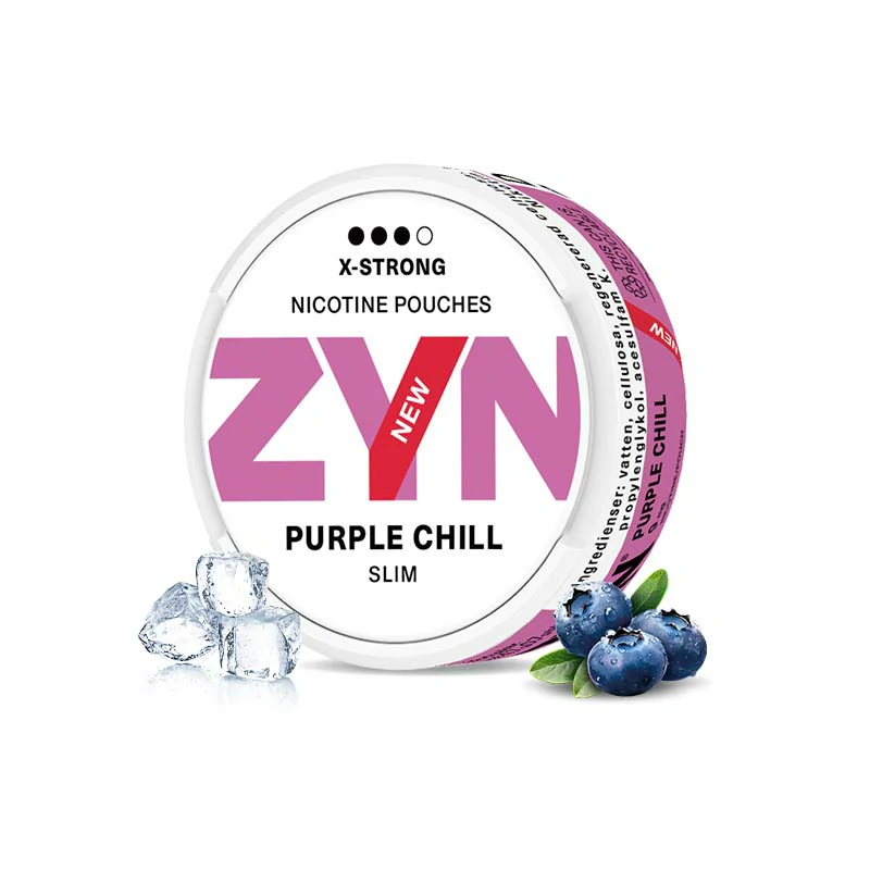 ZYN Purple Chill 9mg Nicotine Pouches