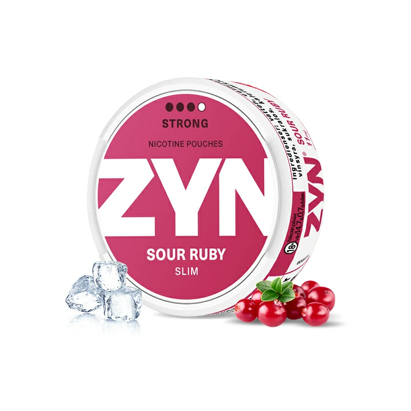 ZYN Sour Ruby 11mg Nicotine Pouches