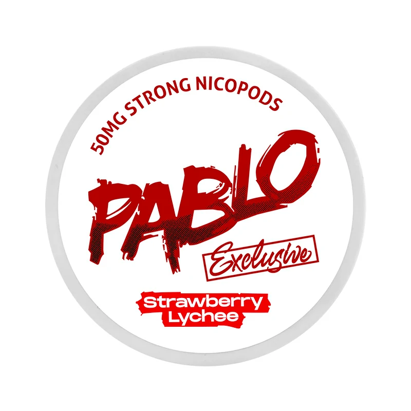 PABLO Strawberry Lychee 50mg Nicotine Pouches